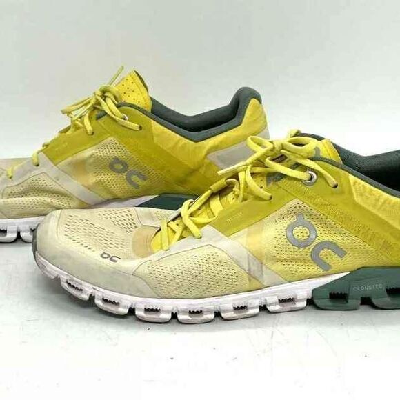 ON Cloud Cloudflow V2 Citrus Sea Running Tennis Shoe Sneakers Men 10 Women 11.5 - Picture 2 of 8